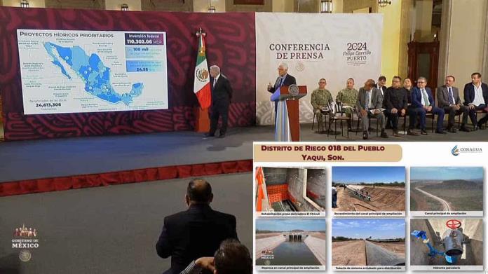 Gobierno de AMLO destaca inversión en Distrito de Riego del Río Yaqui durante sexenio Gobierno de AMLO destaca inversión en Distrito de Riego del Río Yaqui durante sexenio