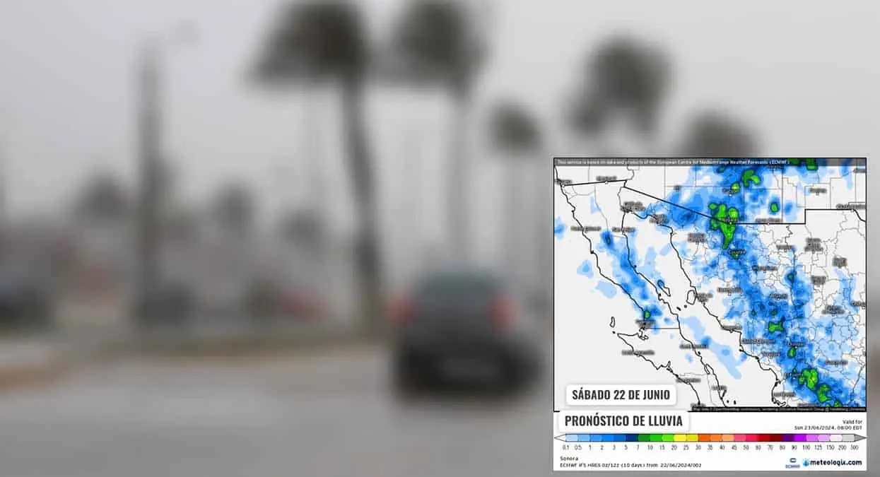 Clima en Sonora hoy 22 de junio: las lluvias seguirán haciendo acto de presencia