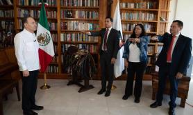Alfonso Durazo toma protesta a Froylan Gámez como titular de la SEC en Sonora
