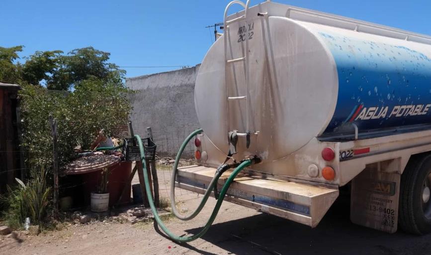 Crítica falta de agua en Navojoa
