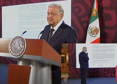 AMLO muestra carta de petición que envió a Trump y Biden para que dieran libertad a Julian Assange