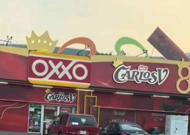 Captan en VIDEO esta tienda Oxxo en forma de castillo, ¿Dónde se encuentra?