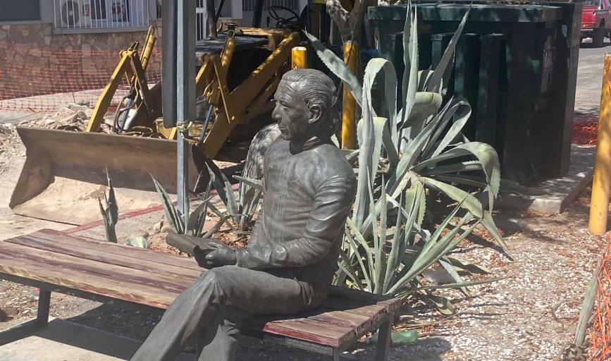 En Hermosillo investigan vandalismo de estatuas urbanas