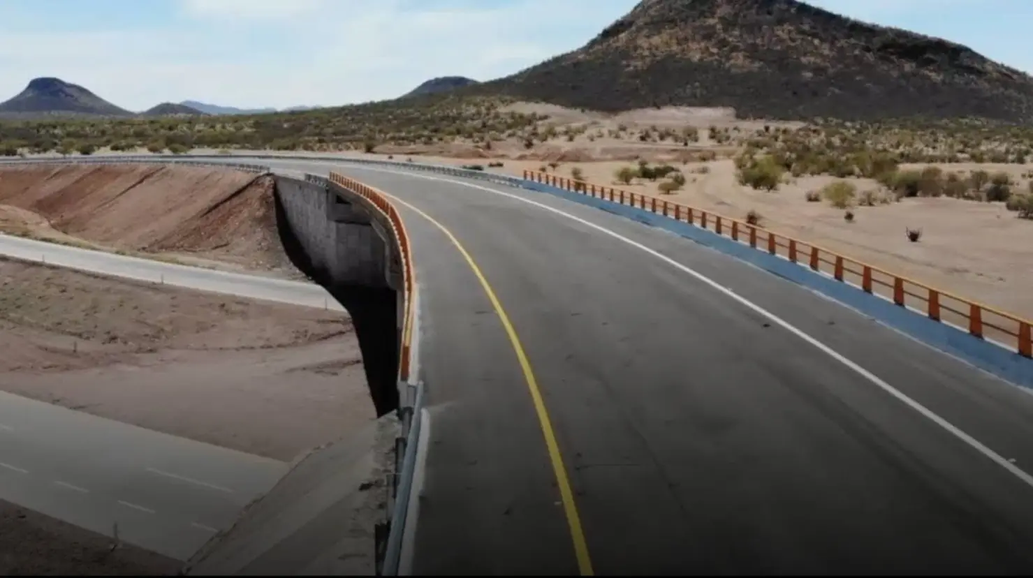 Estos son los caminos y carreteras de Sonora que ha construido AMLO