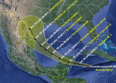 Huracán Beryl ya es categoría 2, pero podría tomar fuerza en el mar Huracán Beryl ya es categoría 2, pero podría tomar fuerza en el mar