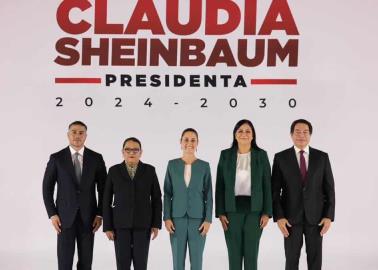 Anuncia Sheinbaum cuatro secretarías