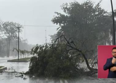 Huracán "Beryl": Persisten las fuertes lluvias; recomiendan a la población no salir de sus casas