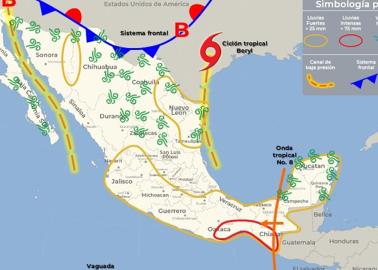 Clima en Sonora hoy lunes 8 de julio: Conagua advierte por fuertes lluvias con descargas eléctricas y granizo