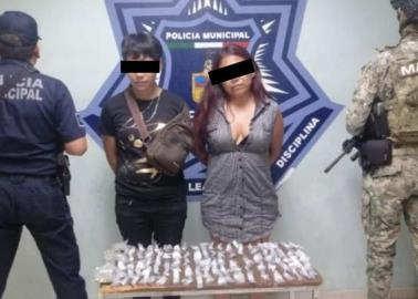 Detienen a mujeres cargadas de droga en Ciudad Obregón