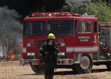 Por el calor, Bomberos de Cajeme esperan se incrementen los incendios