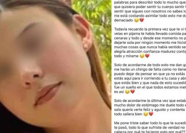 Novio de Paola Andrea se despide con este mensaje: "¿Por qué no fui por ti?"