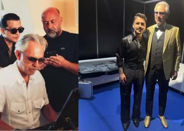 Christian Nodal listo para cantar con Andrea Bocelli en su homenaje