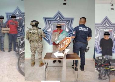 Autoridades detienen a cuatro presuntos ladrones en distintos puntos de Cajeme