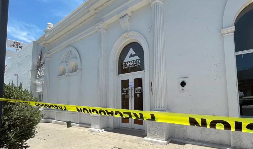 Canaco del Mayo cambia de oficinas tras colapso de techo en Navojoa