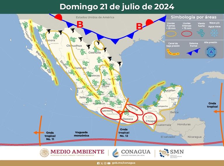 Clima en Sonora: ¡No guarde el paraguas! este domingo 21 de julio prevalecerán las lluvias en estos municipios