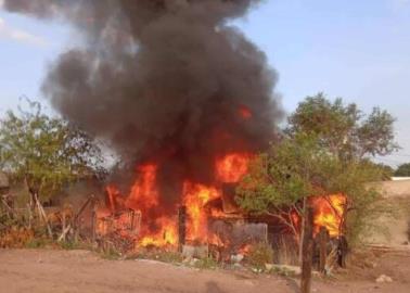 Adulta mayor queda atrapada en incendio en Empalme 