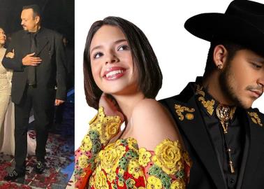 Christian Nodal y Ángela Aguilar posaron para su primera foto como esposos