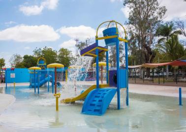 Con buena afluencia de visitantes el Oasis Acuático del Parque Infantil