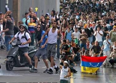 VIDEO | Se desatan protestas en Venezuela tras anuncio del triunfo de Nicolás Maduro