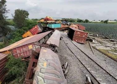 VIDEO | Se descarrila tren de carga en La Barca, Jalisco