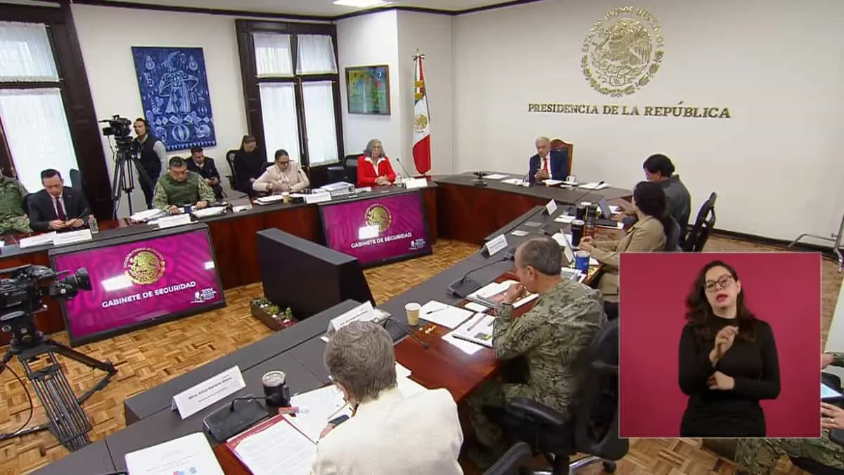 AMLO comparte por primera vez la Reunión de Seguridad con su gabinete, previa a la Mañanera