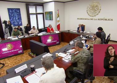 AMLO comparte por primera vez la Reunión de Seguridad con su gabinete, previa a la Mañanera