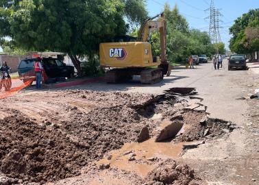 Cambiarán colector para evitar socavones en la colonia Libertad