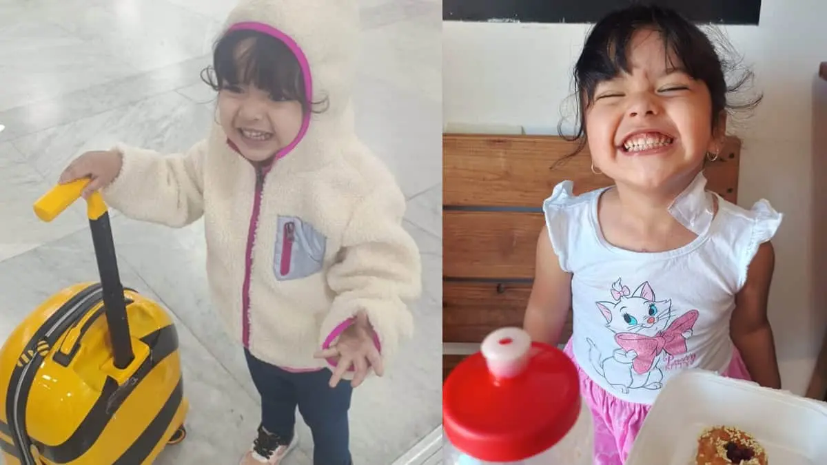 La pequeña Fátima ya está en casa; en Cajeme la reciben con amor y felicidad tras su delicada operación