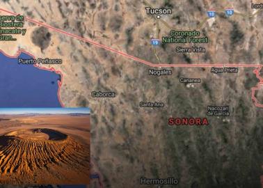 Enorme mancha se ve en el mapa del estado de Sonora, ¿qué es y de qué se trata?