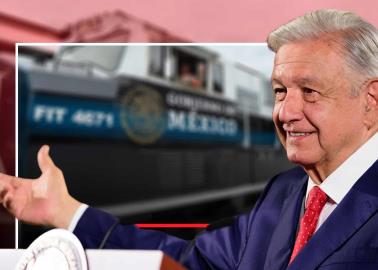 AMLO felicita a Sheinbaum por reactivar trenes de pasajeros en el norte del país