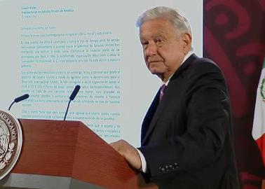 AMLO envía carta a Biden reclamando presunto financiamiento a Mexicanos Contra la Corrupción