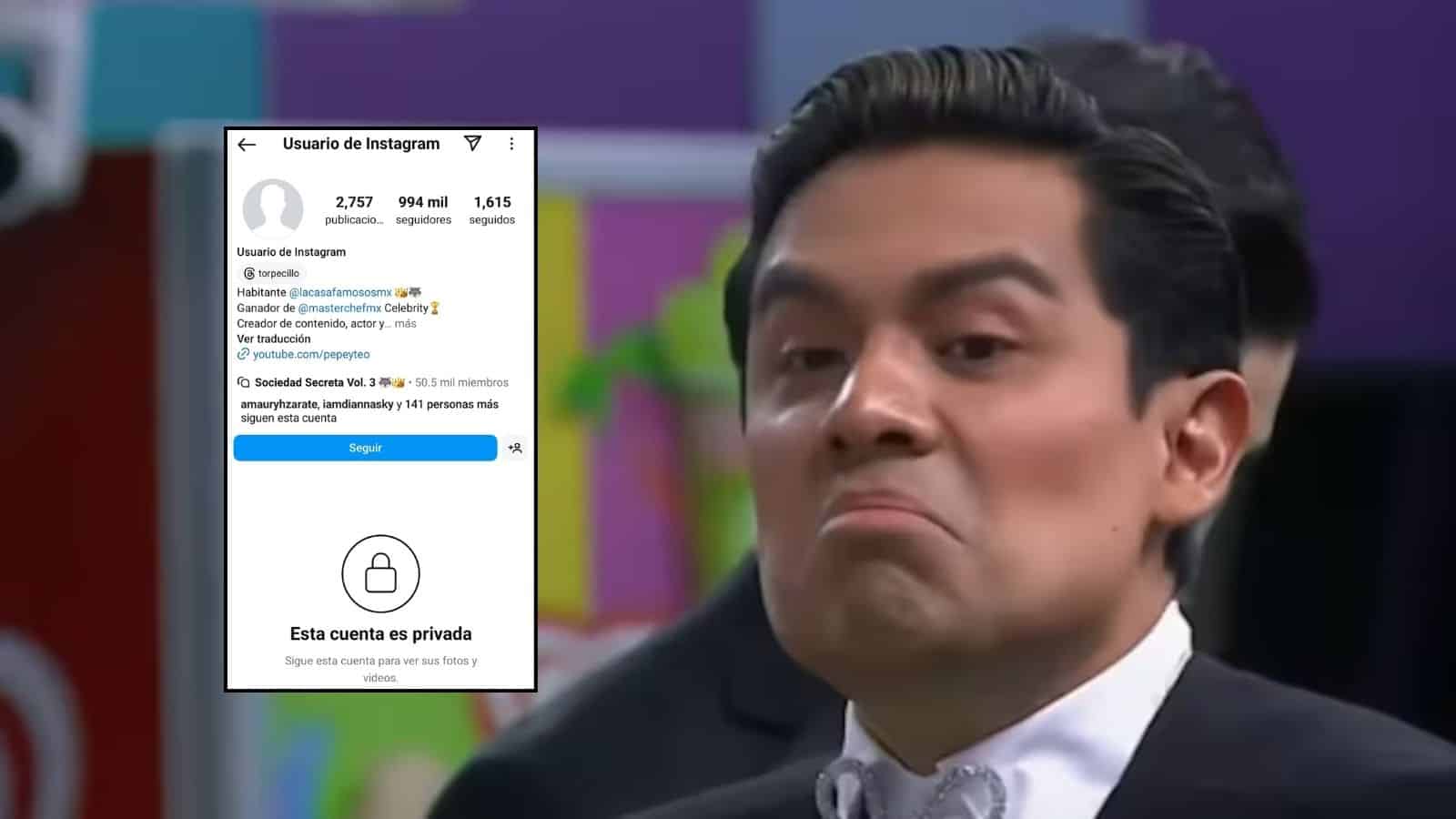 LCDLFM: Ricardo Peralta pierde seguidores y dan de baja su cuenta de Instagram