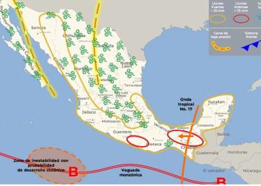 Clima en Sonora hoy 21 de agosto: Pese a las lluvias, anticicl&oacute;n provocar&aacute; ambiente muy caluroso