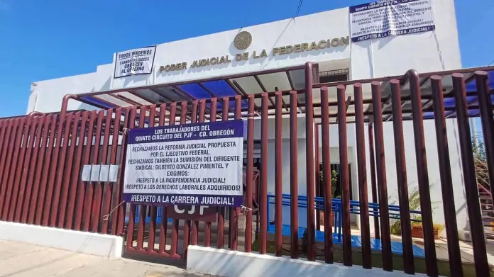 Reforma al Poder Judicial: Sigue en paro Juzgado Séptimo de Distrito en Cajeme Reforma al Poder Judicial: Sigue en paro Juzgado Séptimo de Distrito en Cajeme