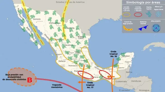 Clima en Sonora hoy 22 de agosto: Habrá tormentas y granizadas en estas regiones del estado Clima en Sonora hoy 22 de agosto: Habrá tormentas y granizadas en estas regiones del estado
