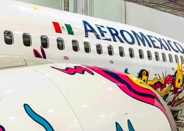 Aeroméxico presenta a "Kukulkán", avión con diseño maya; volará por estas ciudades