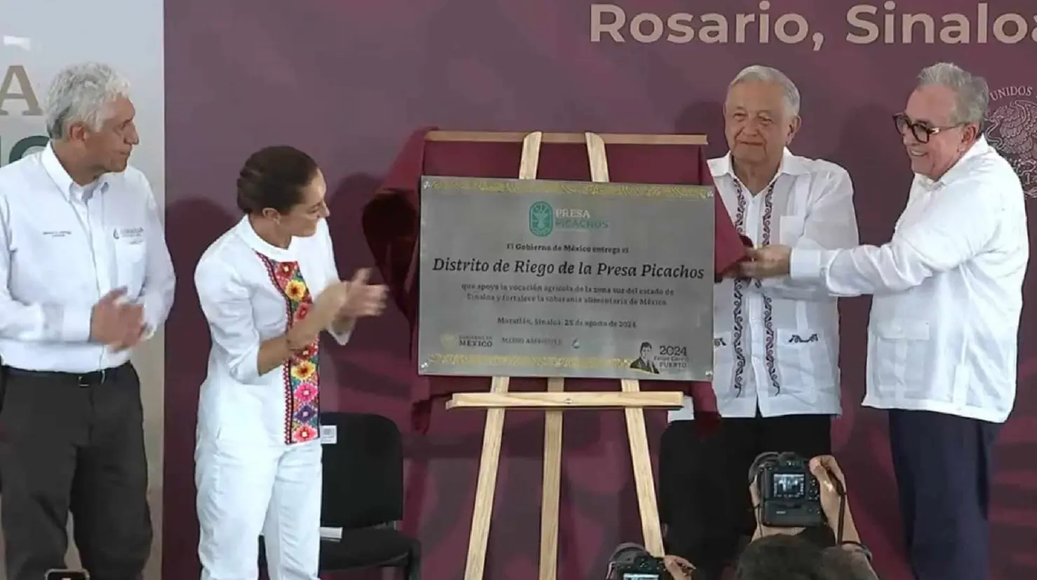  "No nos estamos despidiendo, voy a regresar": AMLO volverá a Sinaloa para inaugurar el sistema de riego de la presa Santa María 