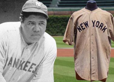 Jersey de Babe Ruth se vende a un precio increíble en subasta