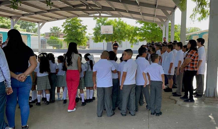 Sin clases en tres escuelas de Cajeme