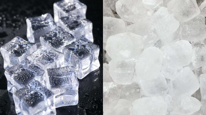 ¿Por qué algunos hielos son blancos y otros transparentes? ¿Por qué algunos hielos son blancos y otros transparentes?