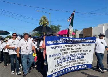 Paro del PJF deja leves afectaciones en la Canaco de Hermosillo, Sonora