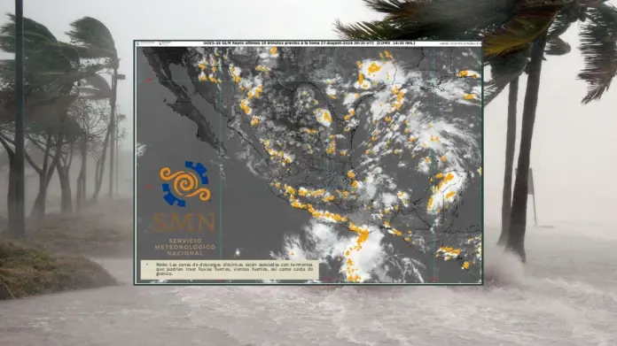 Clima en México para miércoles 28 de agosto; lluvias intensas en más de 20 Estados Clima en México para miércoles 28 de agosto; lluvias intensas en más de 20 Estados
