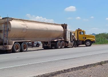 Chocan vehículos de carga pesada al sur de Ciudad Obregón