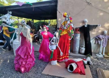 Harán Catrinas gigantes en Cócorit para el Día de Muertos