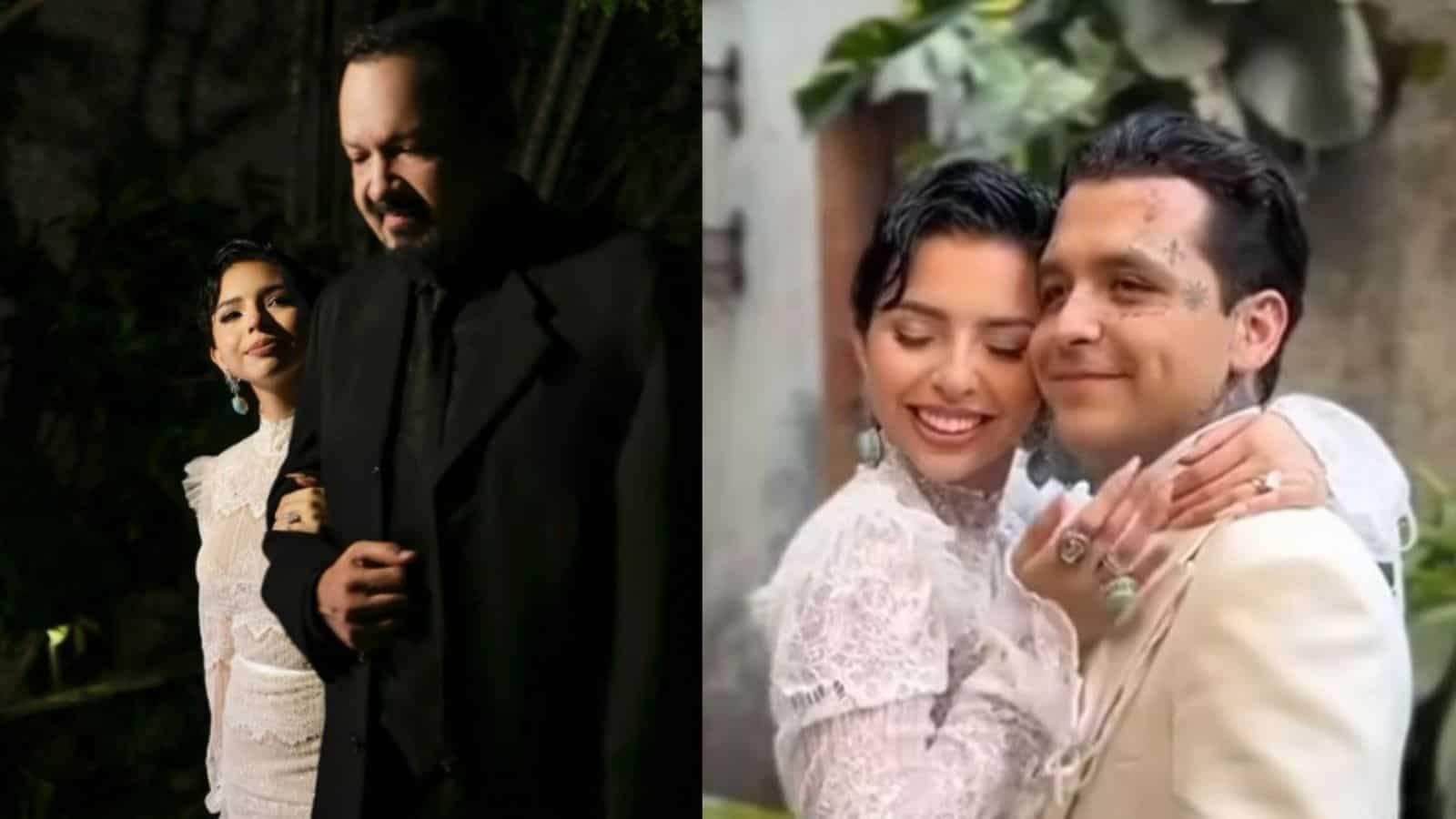 Pepe Aguilar confirma que pagó la lujosa boda de Ángela y Christian Nodal