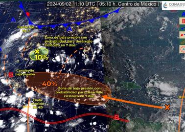 Frente Frío, monzón mexicano y onda tropical azotarán al país; ¿afectarán a Sonora?