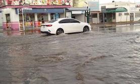 Sorprende intensa lluvia a cajemenses
