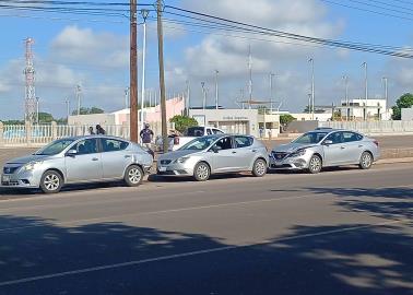 Chocan por alcance frente a la Laguna del Náinari en Cajeme 