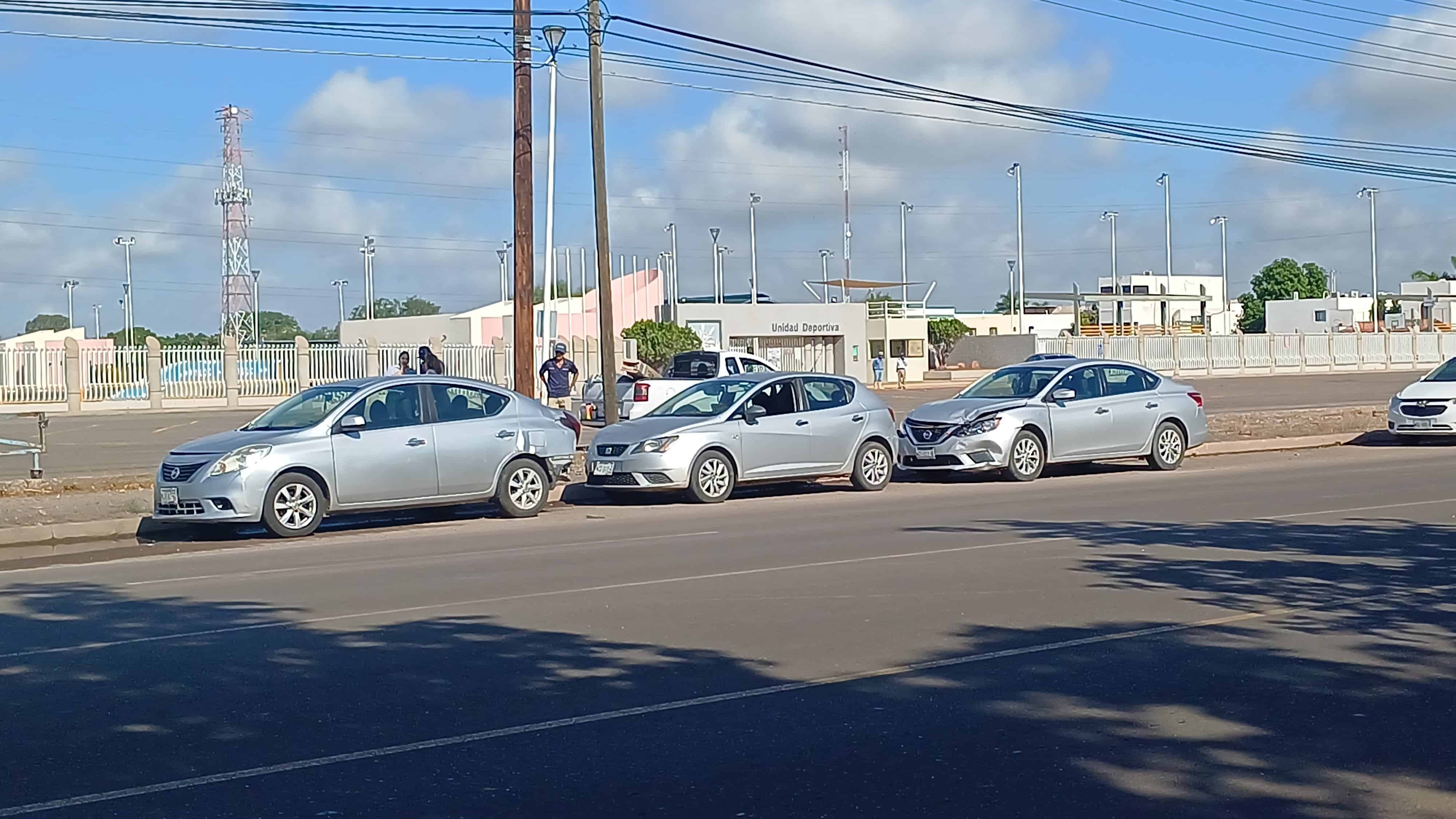 Chocan por alcance frente a la Laguna del Náinari en Cajeme 