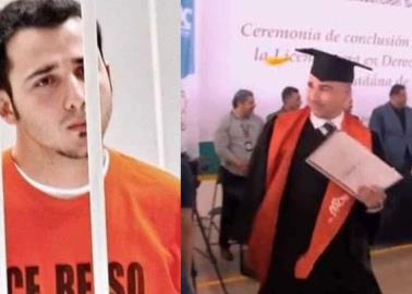 Diego Santoy, El Asesino de Cumbres, se gradúa como abogado